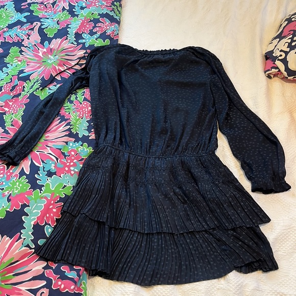 Current Air Laurel Mini Star Dress In Navy - Picture 3 of 3